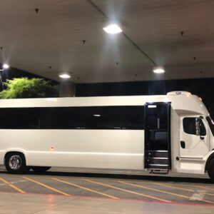 White Party Bus